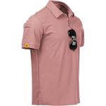 camisa polo masculina rosa tamanho m a-mbi
