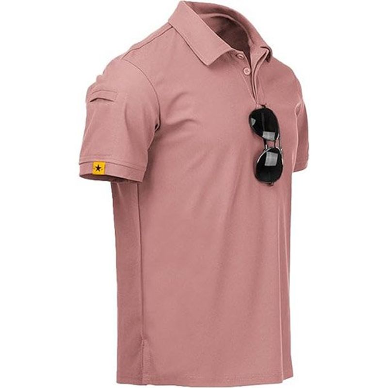 camisa polo masculina rosa tamanho m a-mbi