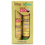 kit shampoo 300ml e condicionador 300ml novex óleo de coco