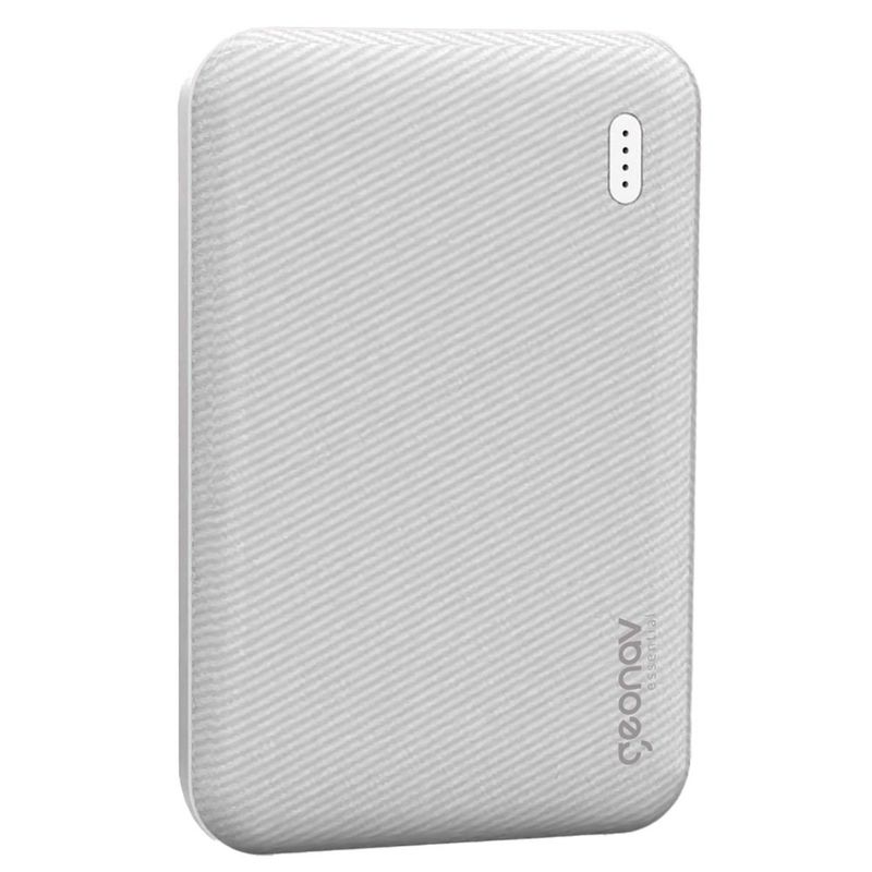 carregador portátil universal geonav 5000mah branco es5kwt (mp)