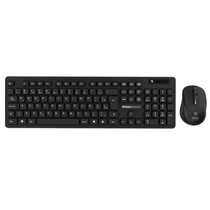 teclado e mouse sem fio kross elegance preto ke-km558v1 (mp)