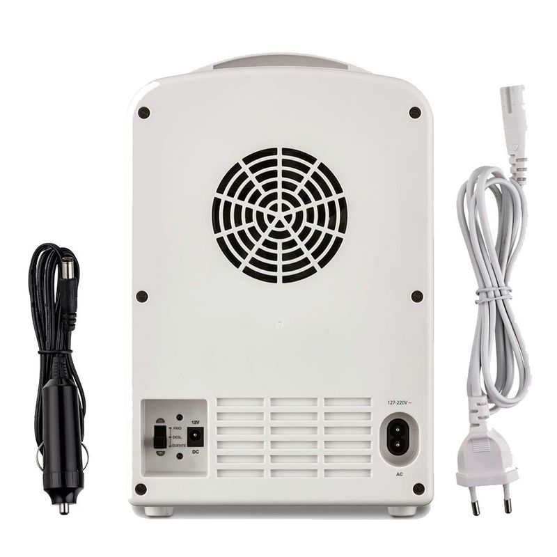 mini geladeira 4l branca bivolt ed027 (mp)