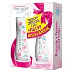 kit sabonete líquido dermacyd femina 200ml+100ml 300ml