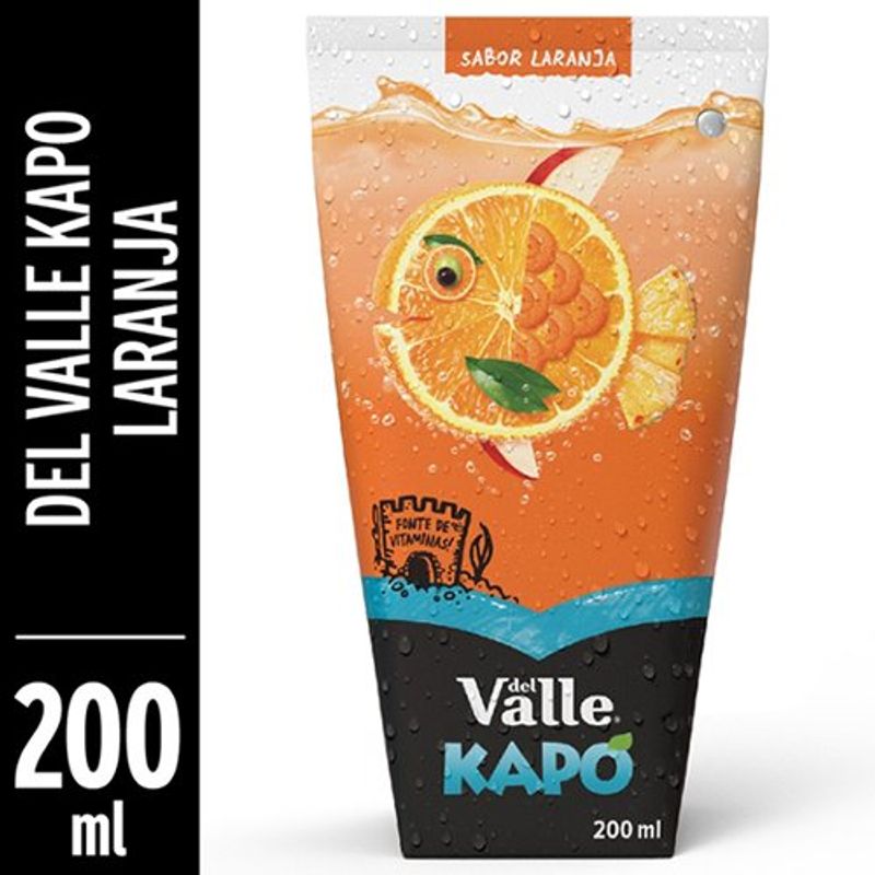 suco del valle kapo laranja 200ml