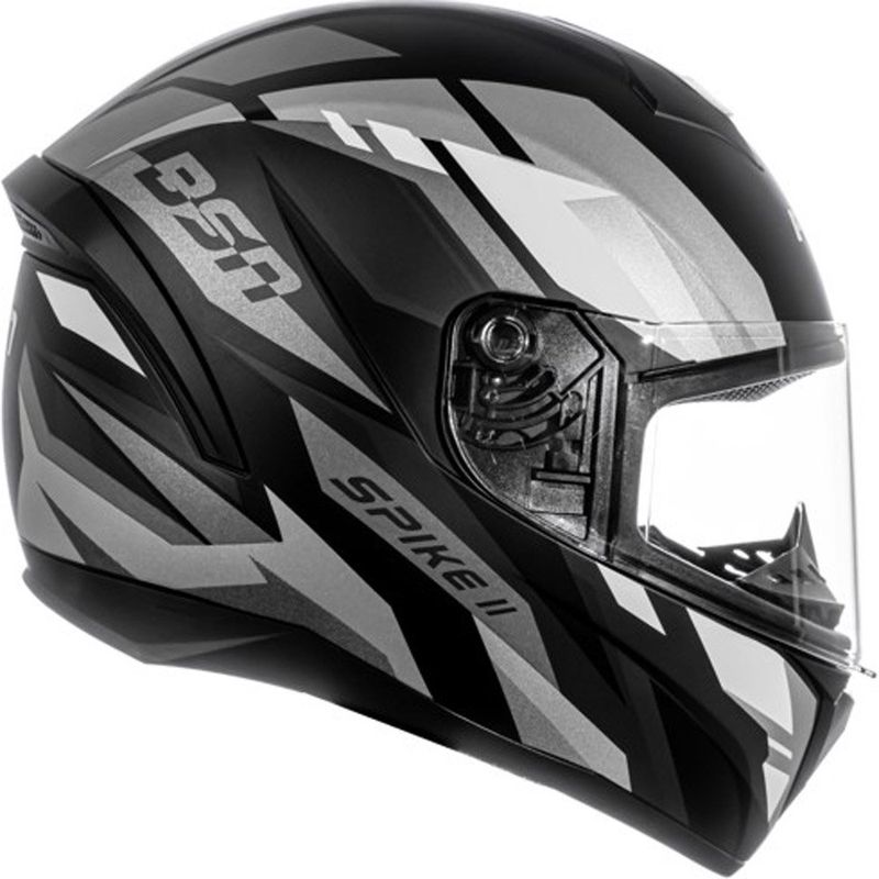 capacete spike peels ii bsn preto fosco grafite 60
