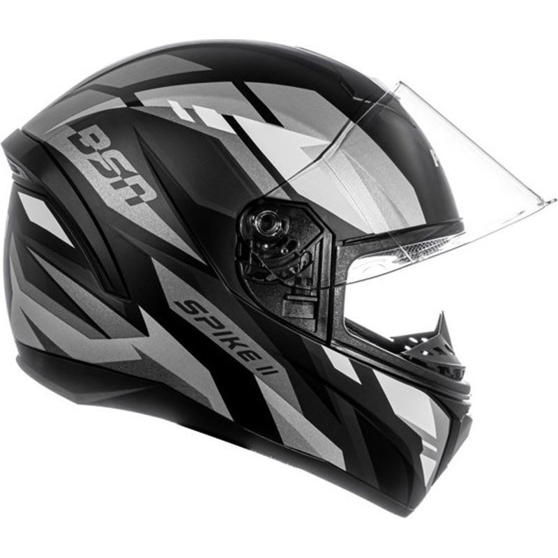 capacete spike peels ii bsn preto fosco grafite 60