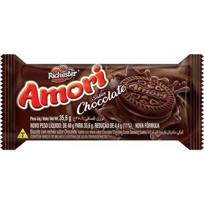 biscoito amori rech chocolate 35,6g