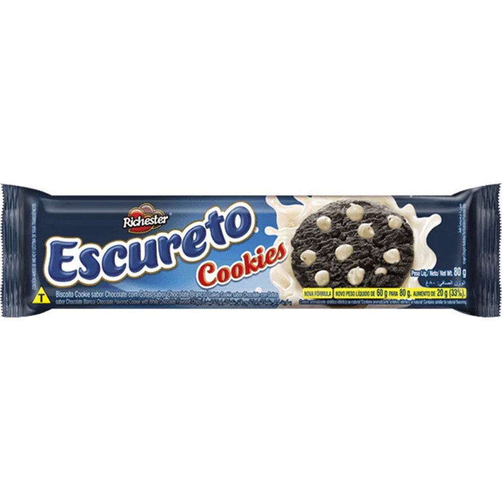 Biscoito Richester Cookies Chocolate 80g | Bemol