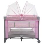 berço cercado portátil voyage sleep rosa até 18 kg (mp)