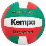 bola de vôlei kempa elevation verde branco e vermelho (mp)