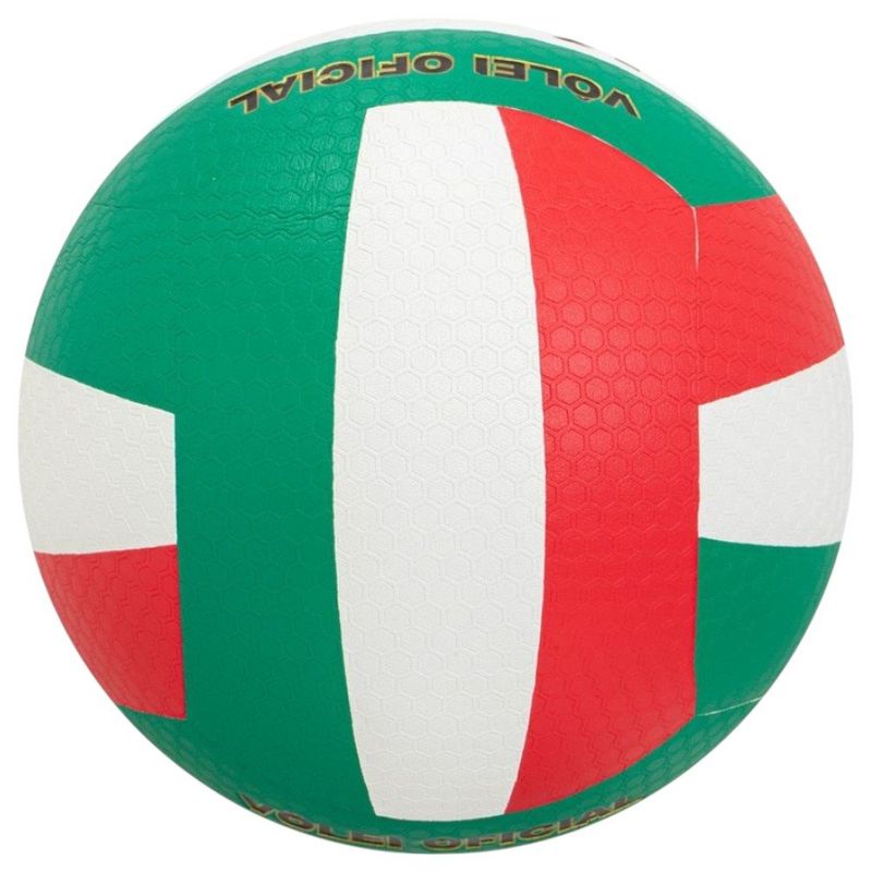 bola de vôlei kempa elevation verde branco e vermelho (mp)