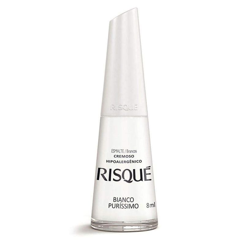 esmalte risqué cremoso bianco puríssimo 8ml