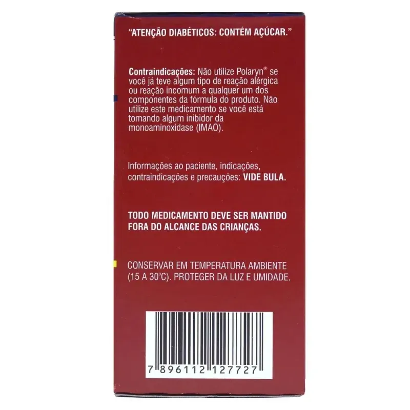 polaryn dexclorfeniramina 2mg/5ml 100ml solução oral teuto