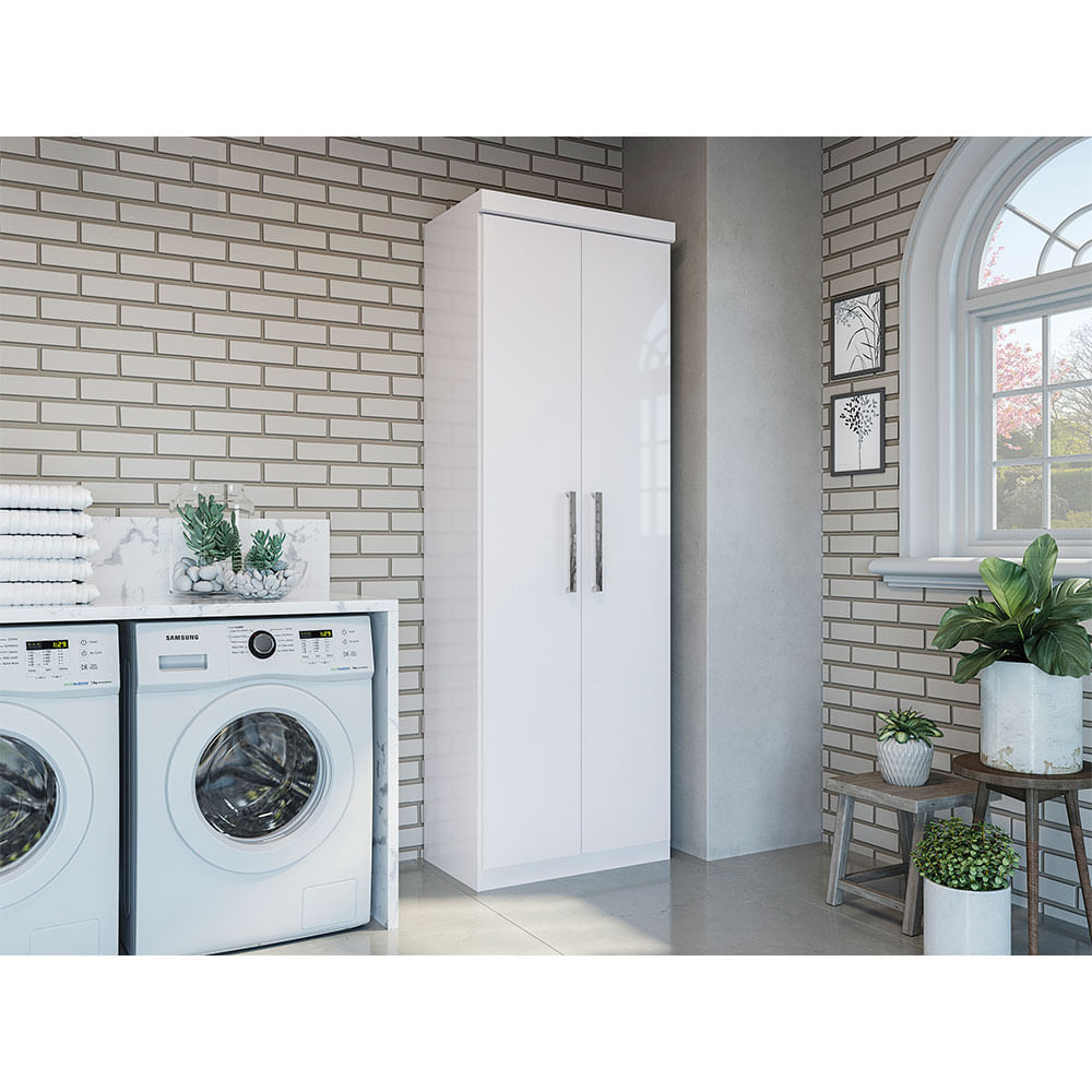 Sapateira Multiuso Kappesberg 2 Portas 6 Prateleiras Branco
