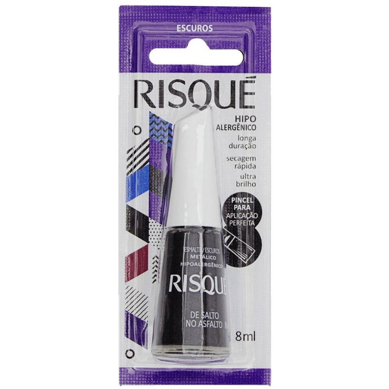 esmalte risqué metálico de salto no asfalto blister 8ml
