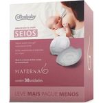 absorvente para seios cottonbaby materna anatômico