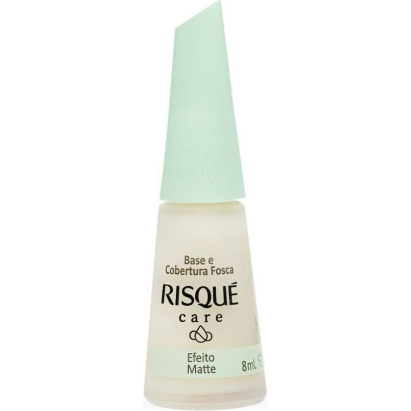 base e cobertura risqué care fosca efeito matte 8ml
