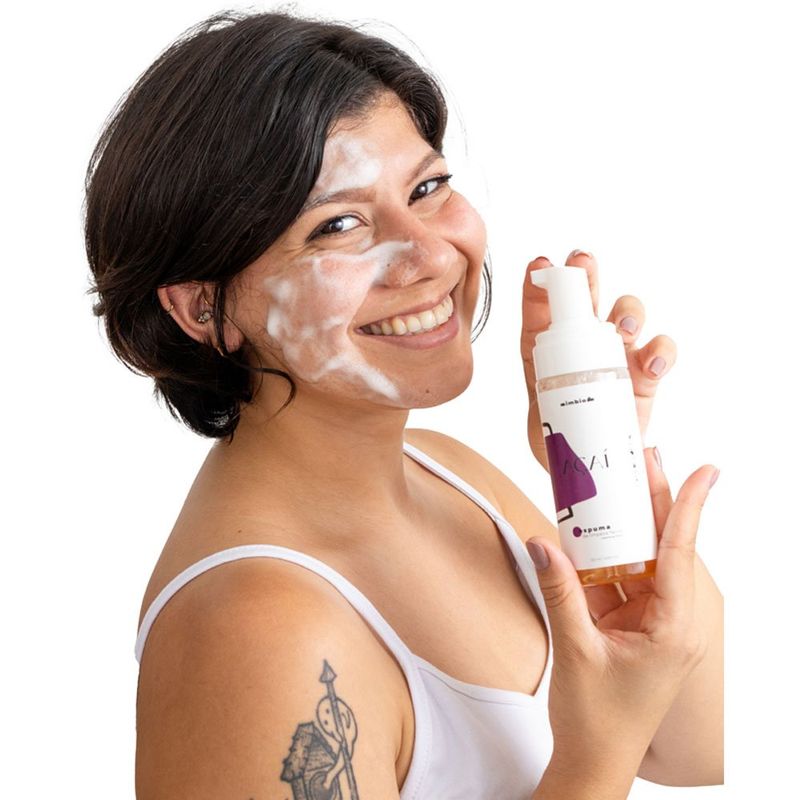 espuma de limpeza facial simbioze açai 120ml