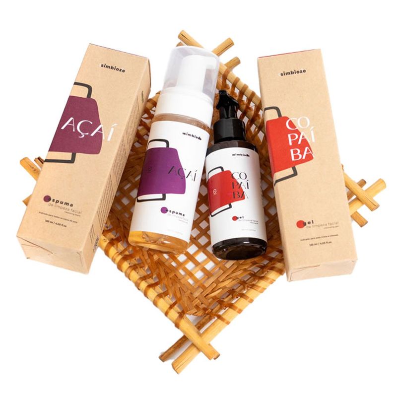 espuma de limpeza facial simbioze açai 120ml