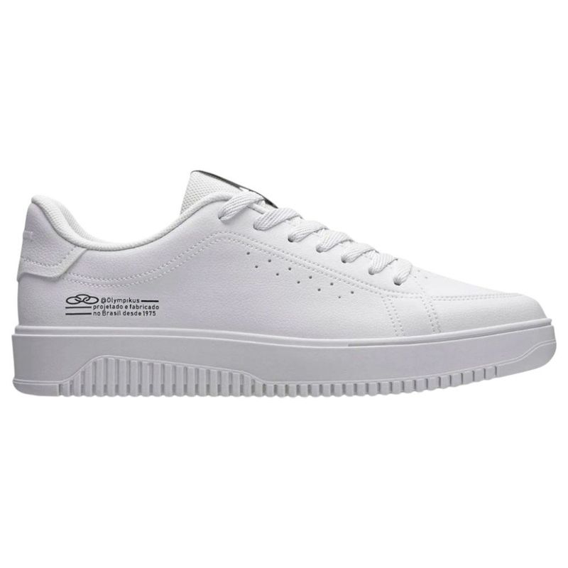 tênis casual masculino n° 43 olympikus eros branco (mp)