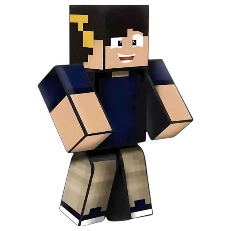 boneco youtube marcelo drv minecraft algazarra 15cm 1502 (mp)