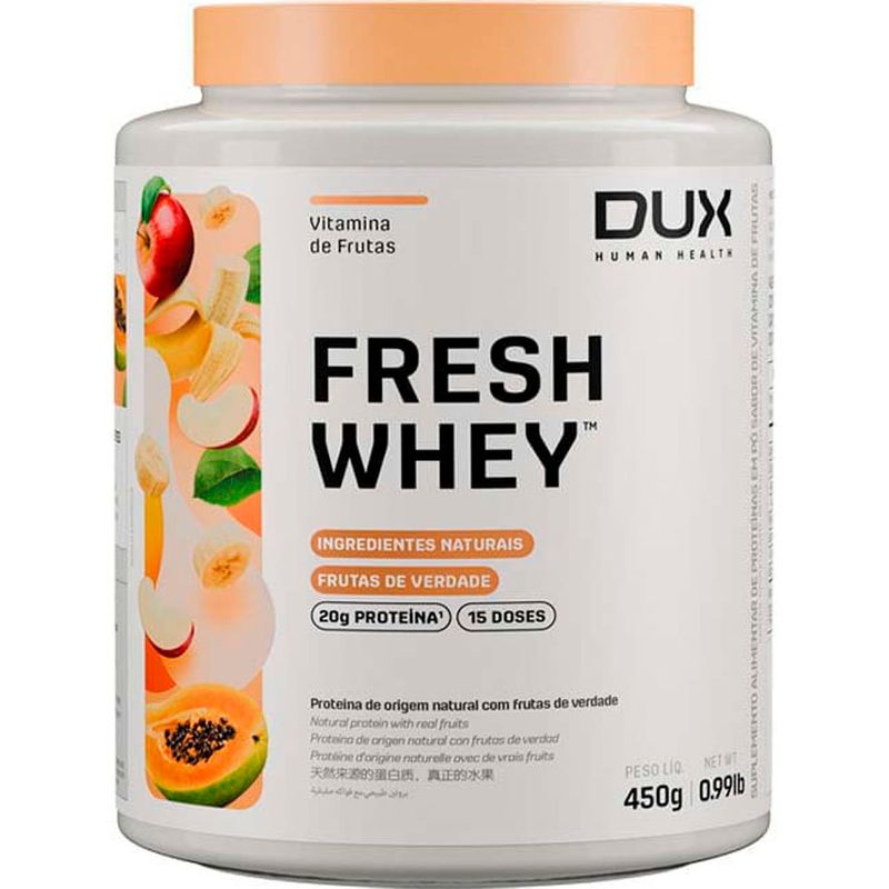 fresh whey dux nutrition vitamina de frutas 450g