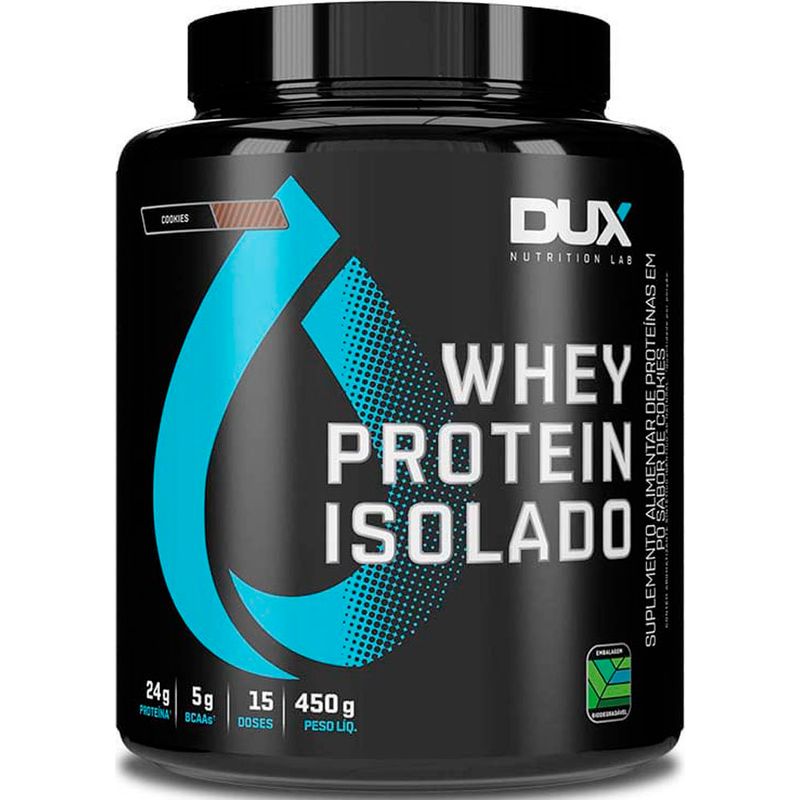 whey protein isolado dux nutrition cookies 450g