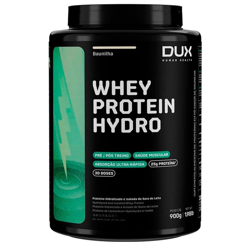 whey protein hydro dux nutrition baunilha 900g