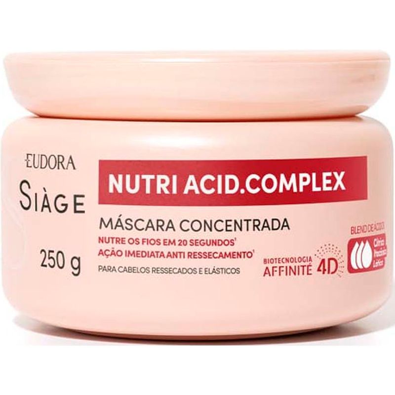 máscara concentrada siàge nutri acid.complex 250g