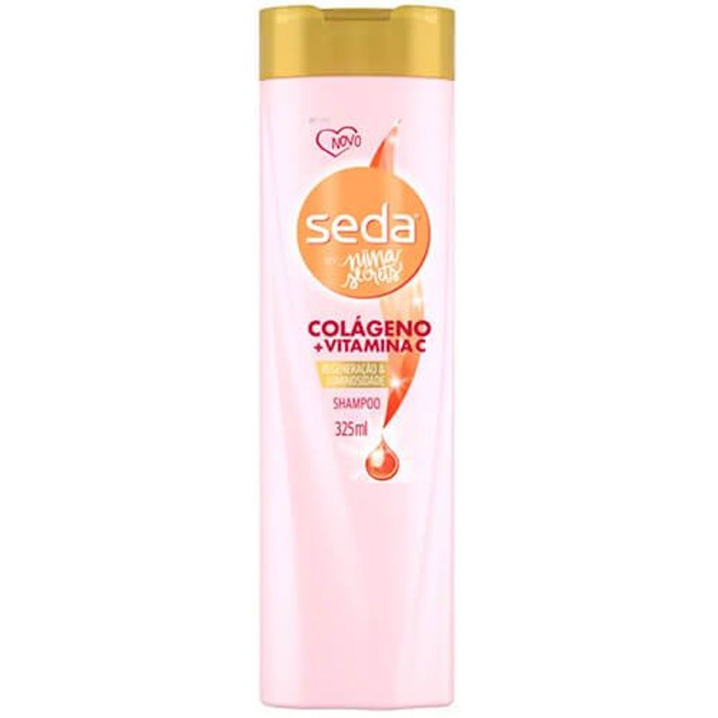 shampoo seda by niina secrets colágeno e vitamina c 325ml