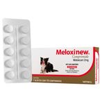 anti-inflamatório meloxinew vetnil uso veterinário 2mg 10 comprimidos (mp)