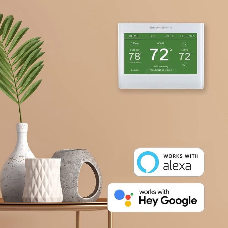 termostato programável com tela touch honeywell rth9600wf branco a-mbi