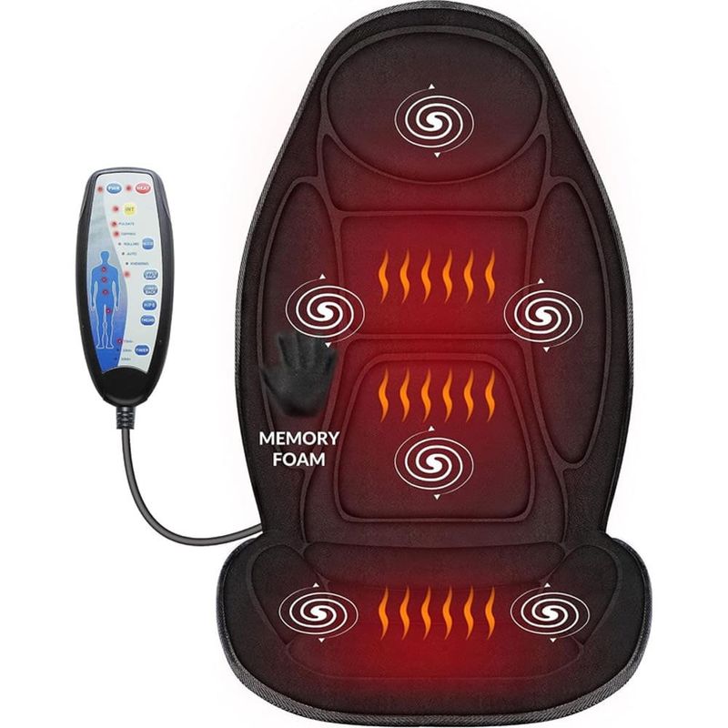 massageador de costas 5 modos snailax preto a-mbi