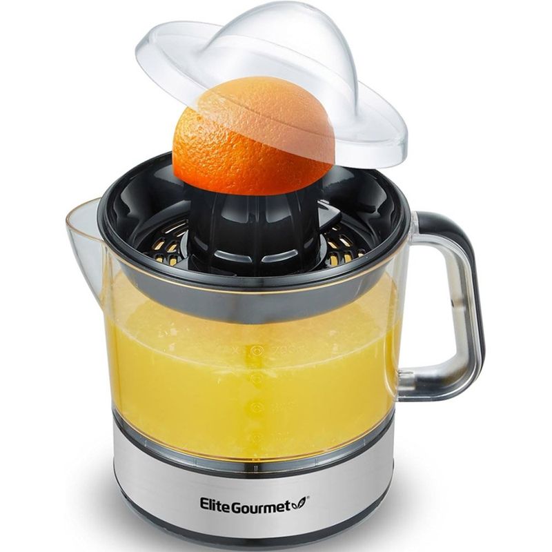 espremedor de frutas elétrico elite gourmet inox preto a-mbi