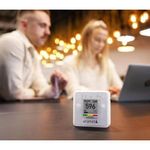 monitor de qualidade do ar sem fio interno saf branco a-mbi