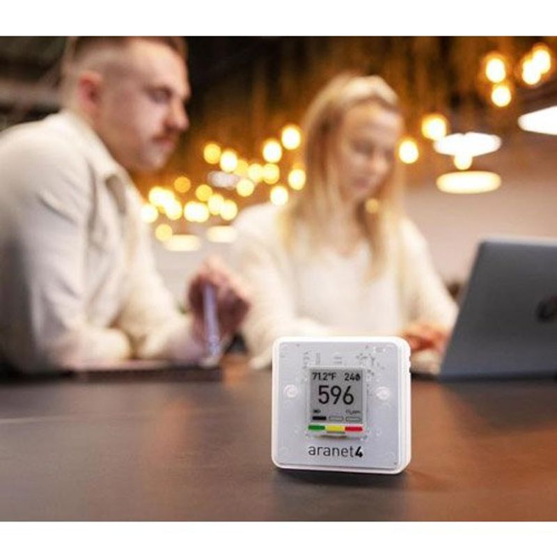 monitor de qualidade do ar sem fio interno saf branco a-mbi