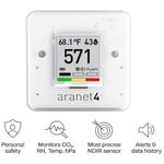 monitor de qualidade do ar sem fio interno saf branco a-mbi