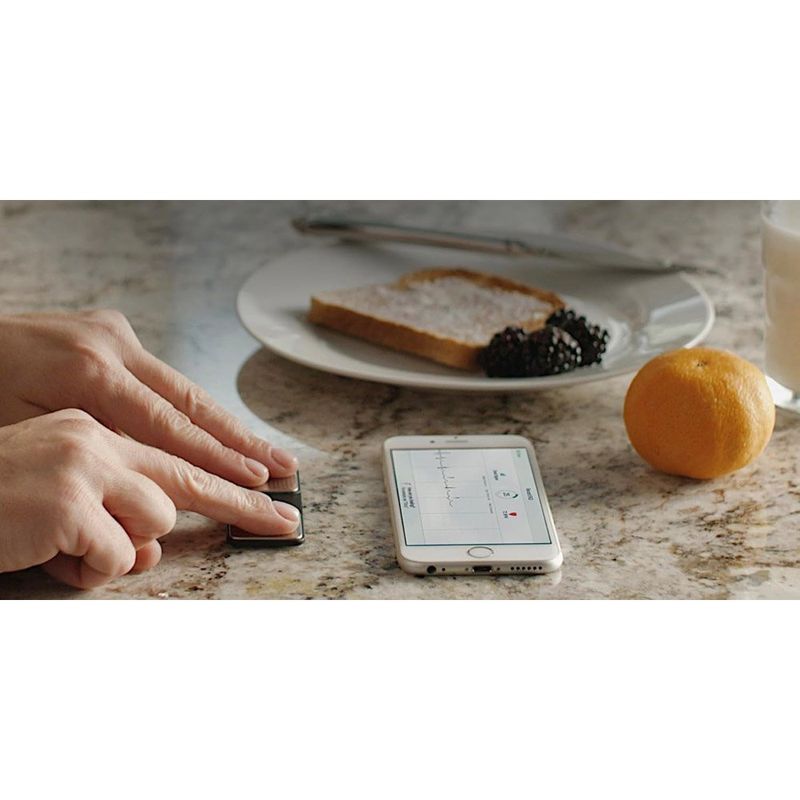 monitor de ecg pessoal 6 derivações alivecor preto a-mbi
