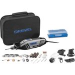 kit de ferramentas dremel 4300-5/40 com 45 peças preto a-mbi