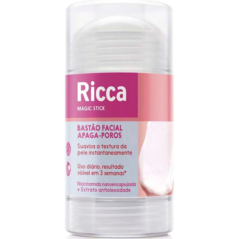 bastão facial ricca magic stick apaga poros