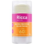 bastão protetor solar facial ricca magic stic fps60 20g
