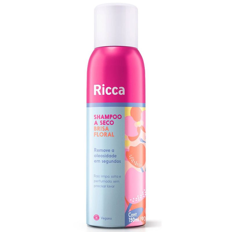 shampoo a seco ricca brisa floral 150ml