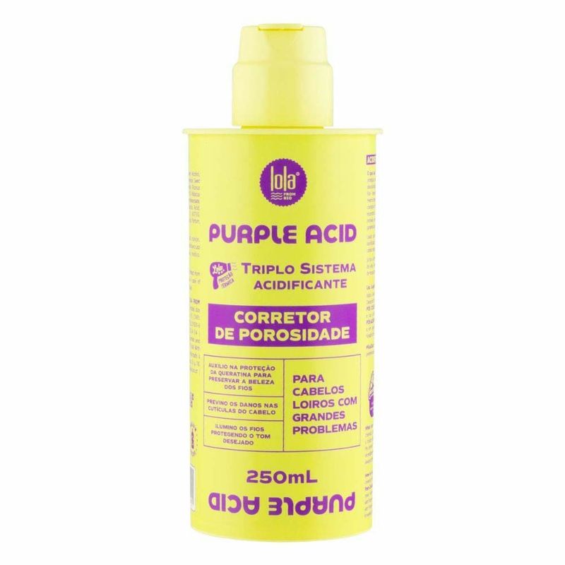 corretor de porosidade acidificante lola from rio purple acid 250ml