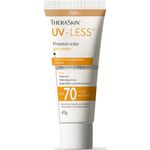 protetor solar facial gel creme uv-less fps70 tom 1 40g theraskin