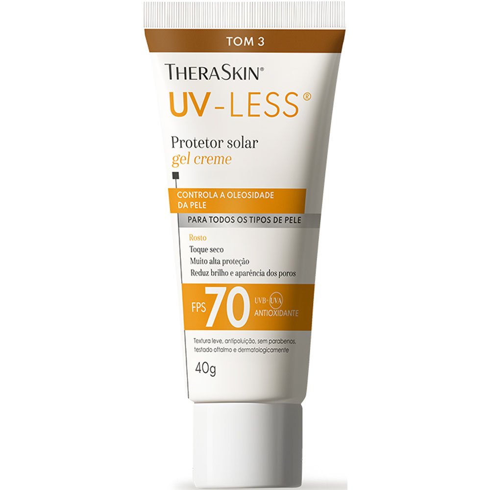 フェイスジェル・ゲル t Protetor Solar Facial Gel Creme FPS70 Tom 3 Theraskin
