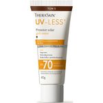 protetor solar facial gel creme uv-less fps70 tom 5 40g theraskin