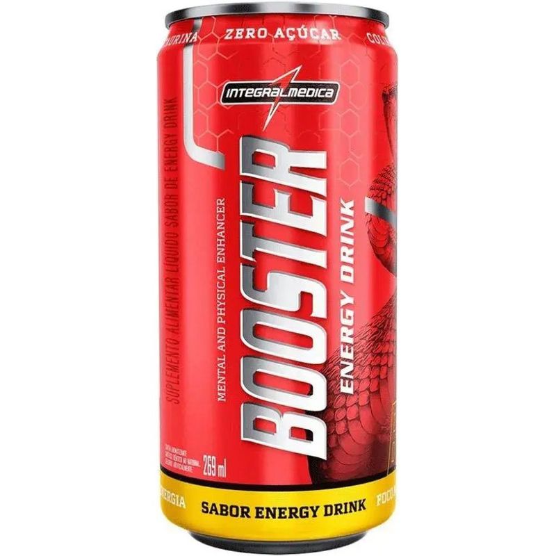 bebida energética booster integramédica energy drink 269ml