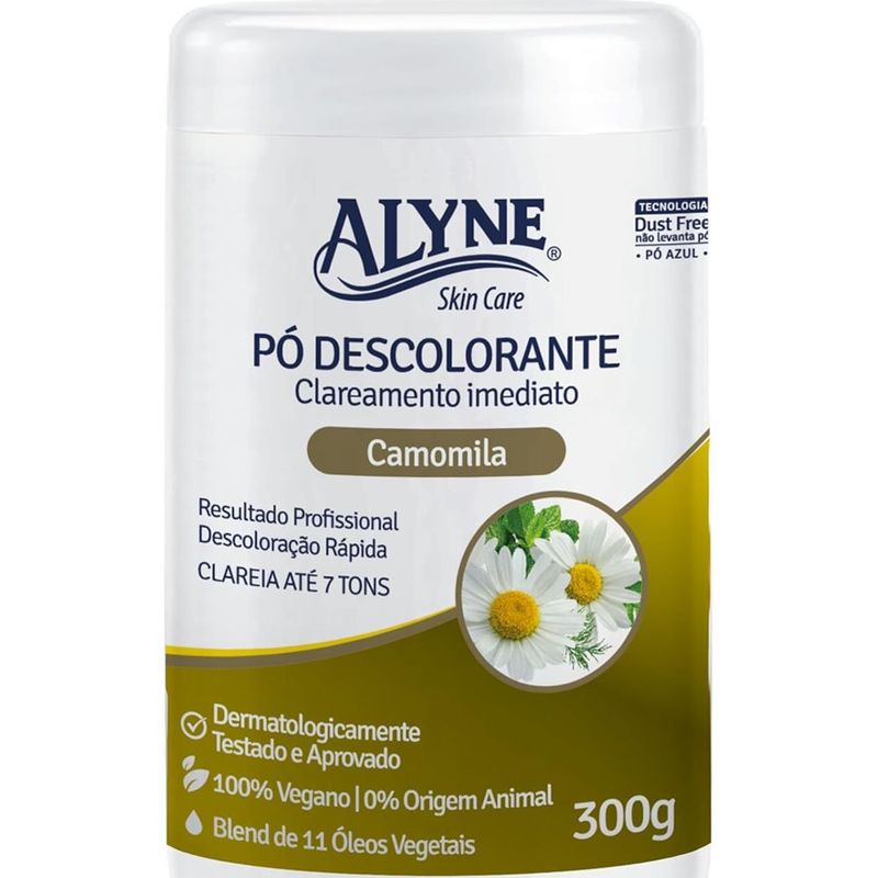 pó descolorante alyne camomila 300g