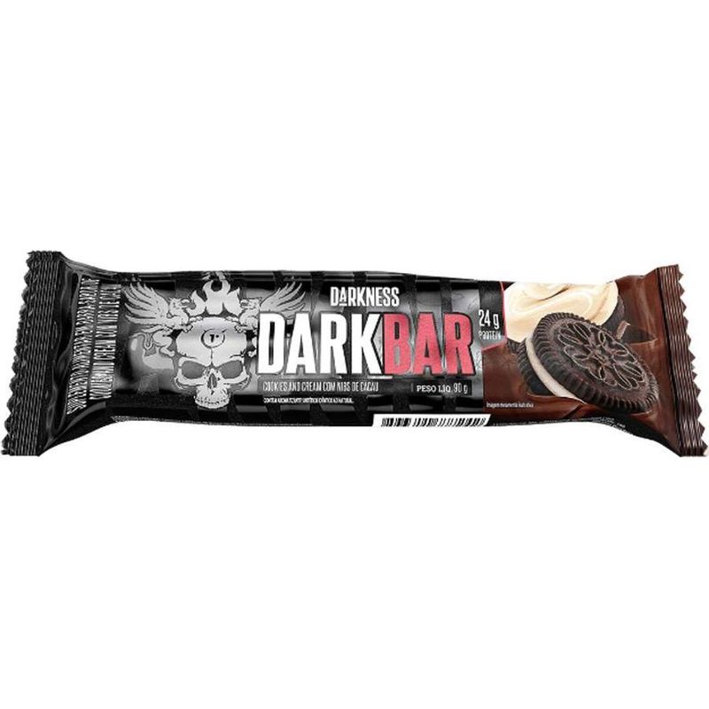barra de proteína dark bar darkness cookies and cream 90g
