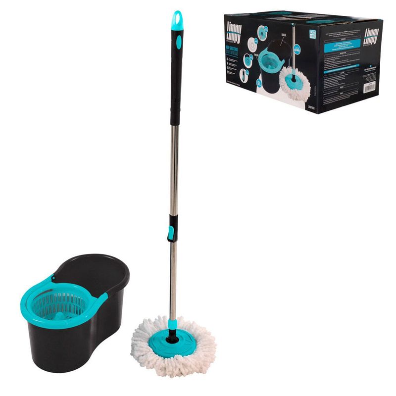 mop giratório hauskraft esfregão lava e seca limp008